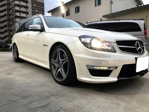 mercedesbenz AMG C63 ステーションワゴン入庫👀