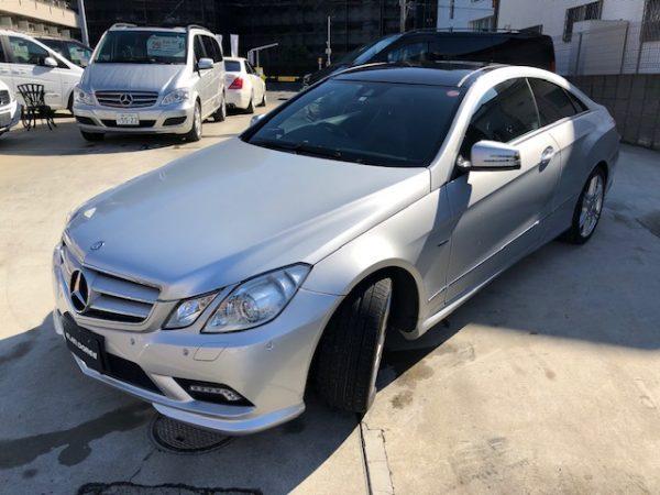 Ｅ250クーペのワンオーナー記録簿付き入庫‼