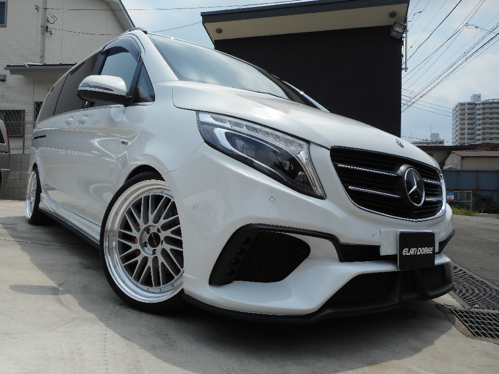 M-Benz V220d AMG スポーツロング　BLACK-BISON　限定18点装備品❢